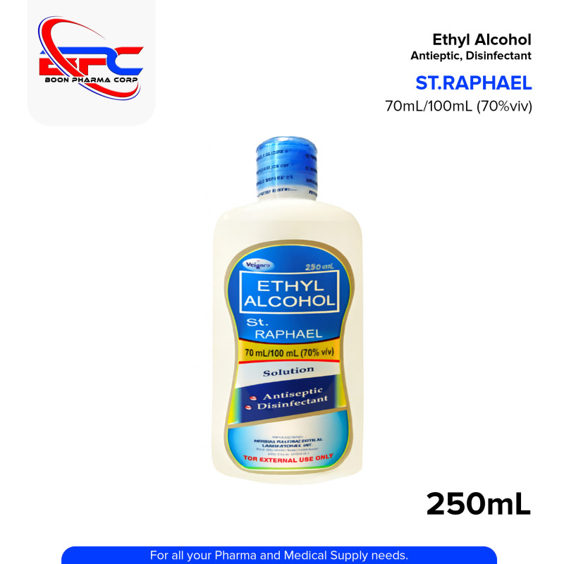 ST RAPHAEL Ethyl Alcohol 70% Solution 250ml