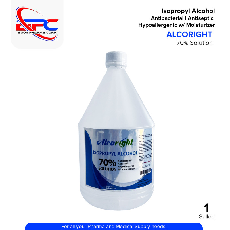 ALCORIGHT Isopropyl Alcohol 70% Solution Gallon 1's