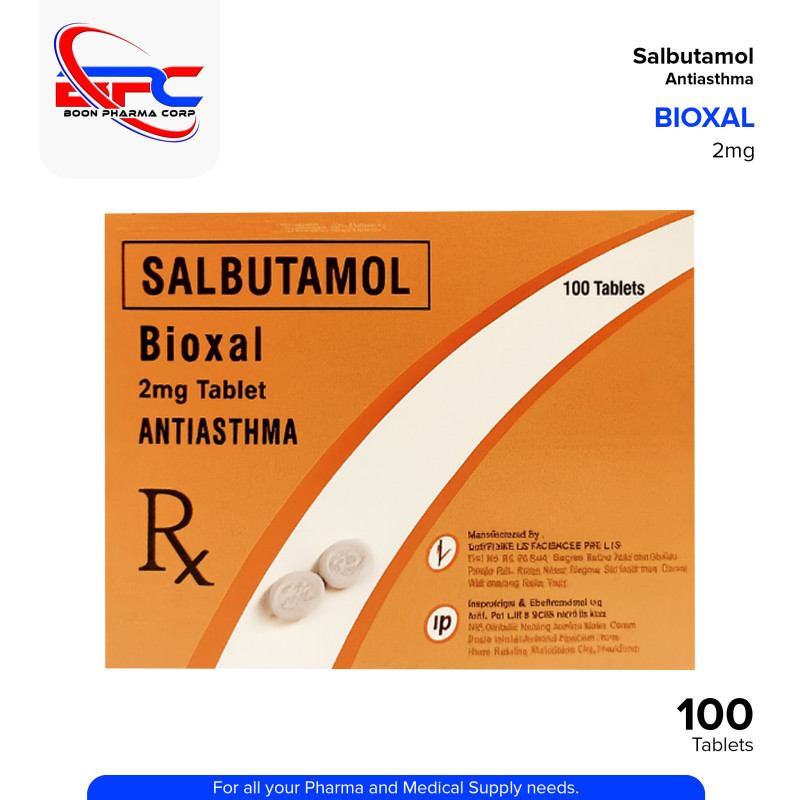 BIOXAL Salbutamol 2mg Tablet 100's