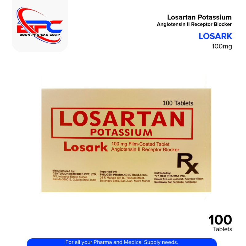 LOSARK Losartan 100mg Tablet 100's
