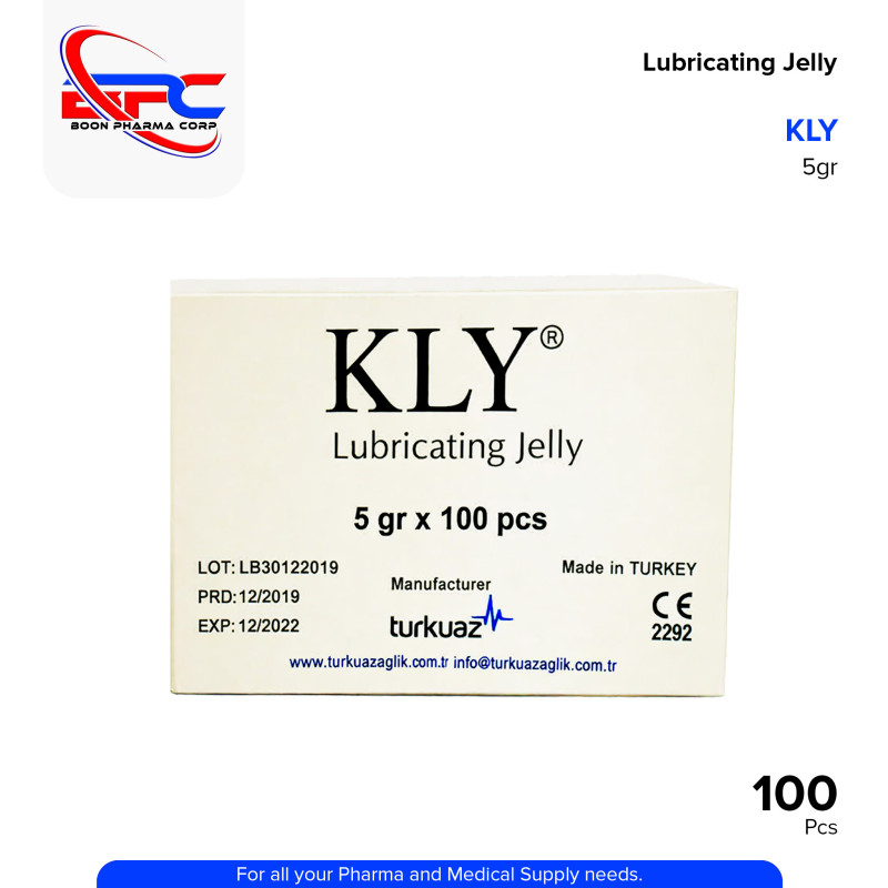KLY Lubricating Jelly 5gram x 100pcs