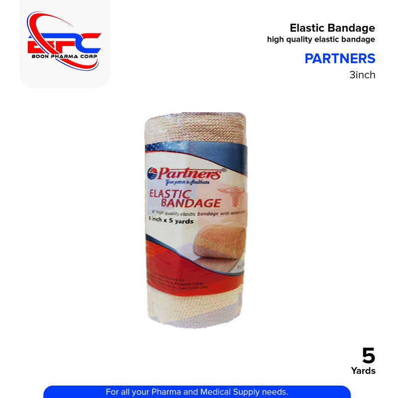 PARTNERS High Elastic Bandage 6inch x 5yards Stretch