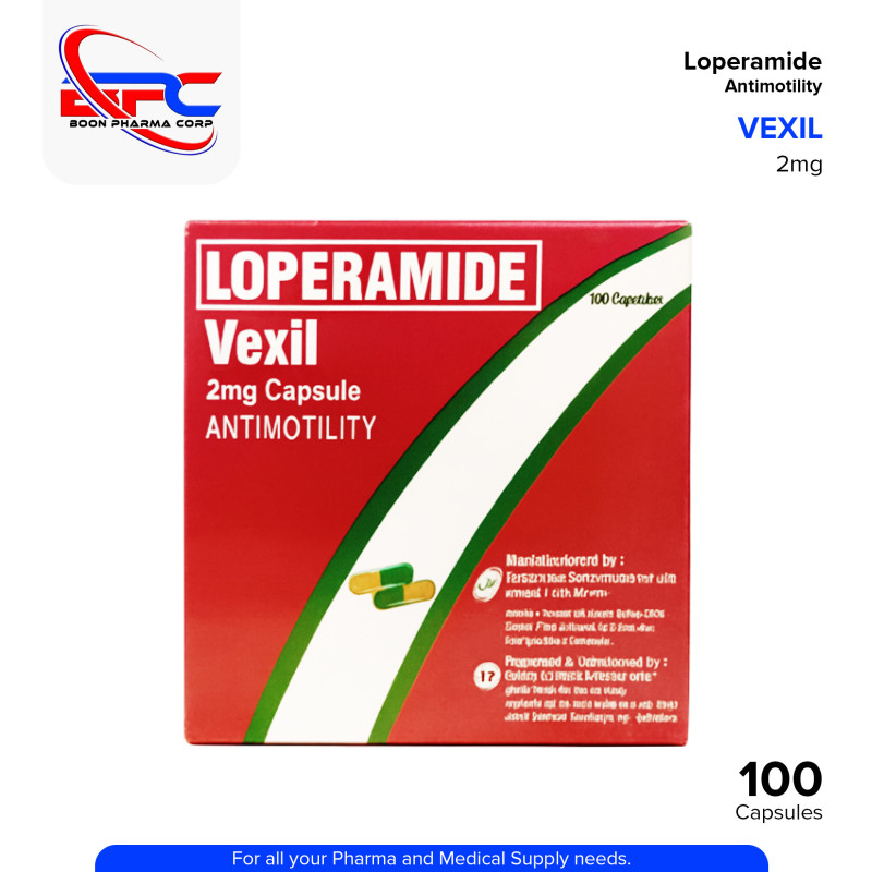 VEXIL Loperamide 2mg Capsule 100's