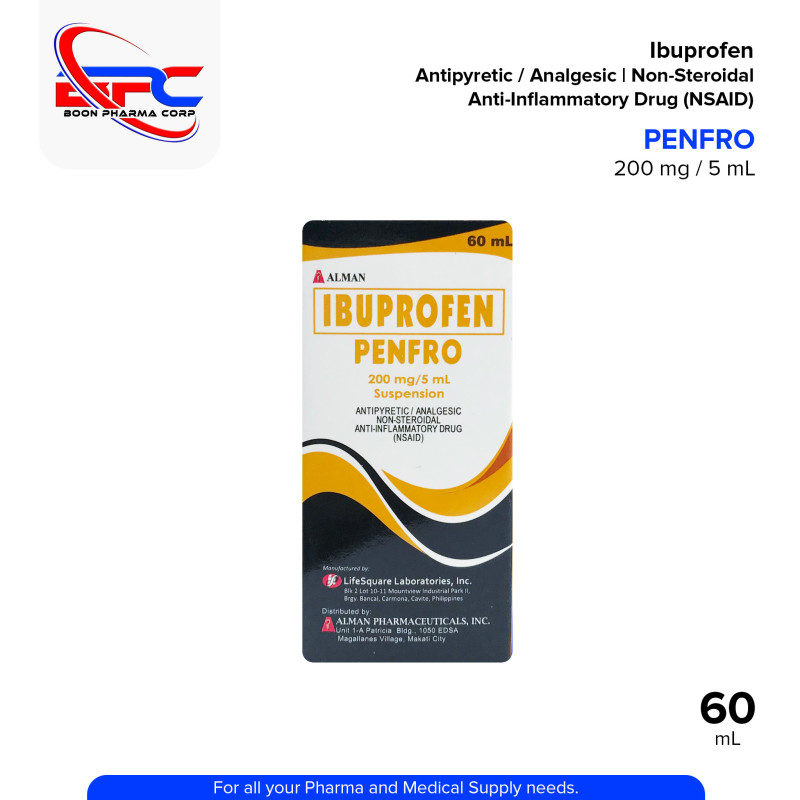 PENFRO Ibuprofen 200mg/5ml Suspension 60ml