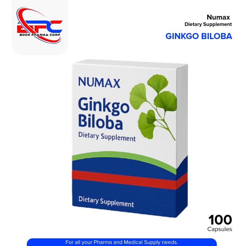GINKGO BILOBA Numax Dietary Supplement Capsule 100's