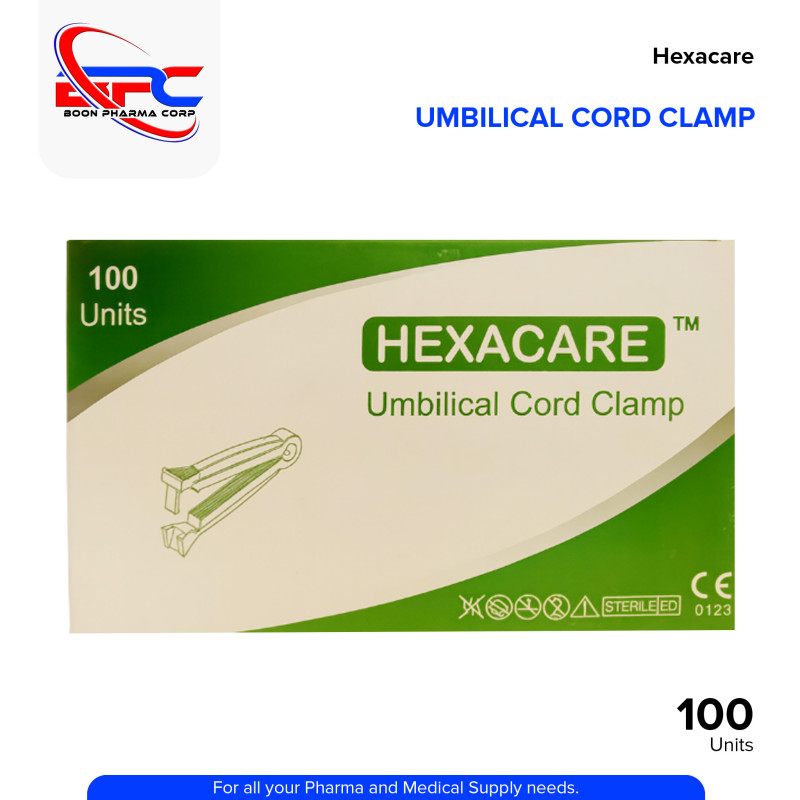HEXACARE Umbilical Cord Clamp Pieces 100's