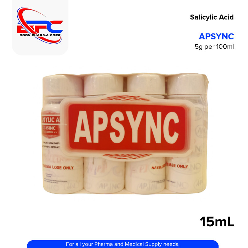 APSYNC Salicylic Acid 5g per 100ml Bottle 15ml
