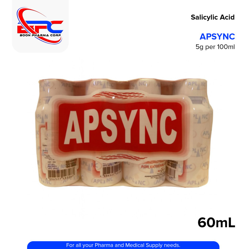 APSYNC Salicylic Acid 5g per 100ml Bottle 60ml